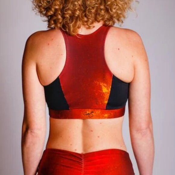 Fire Sports Bra - Full Back - Picture 8 of 10